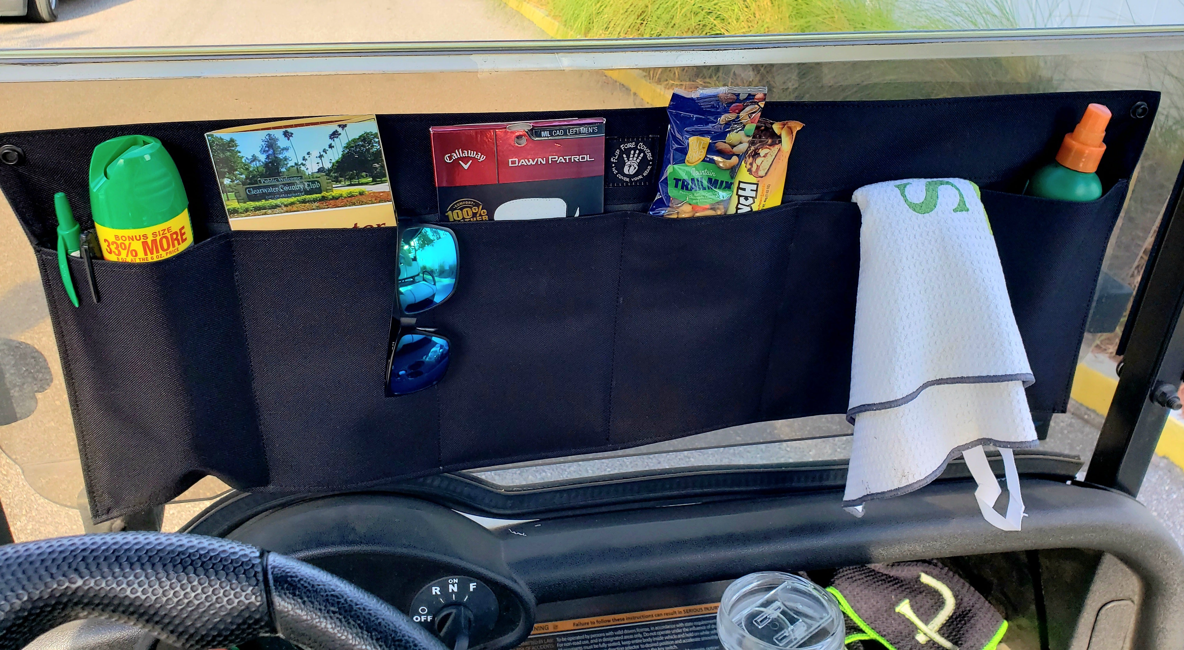 Golf Cart Windshield Storage Caddy