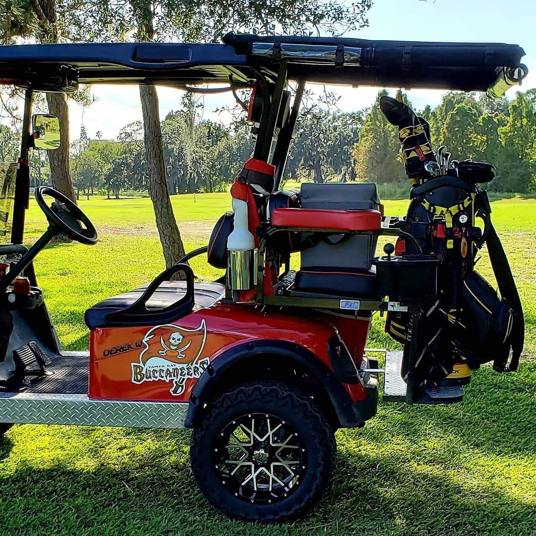 Custom 4 Seat Golf Cart Flip Cover